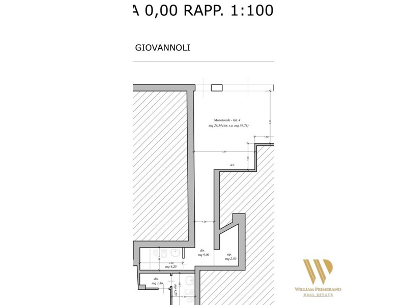 Bilocale in Vendita a Roma, 170'000&euro;, 40 m²