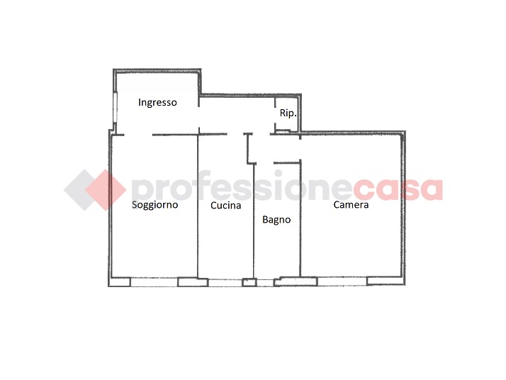 Bilocale in Affitto a Roma, 900&euro;, 68 m²