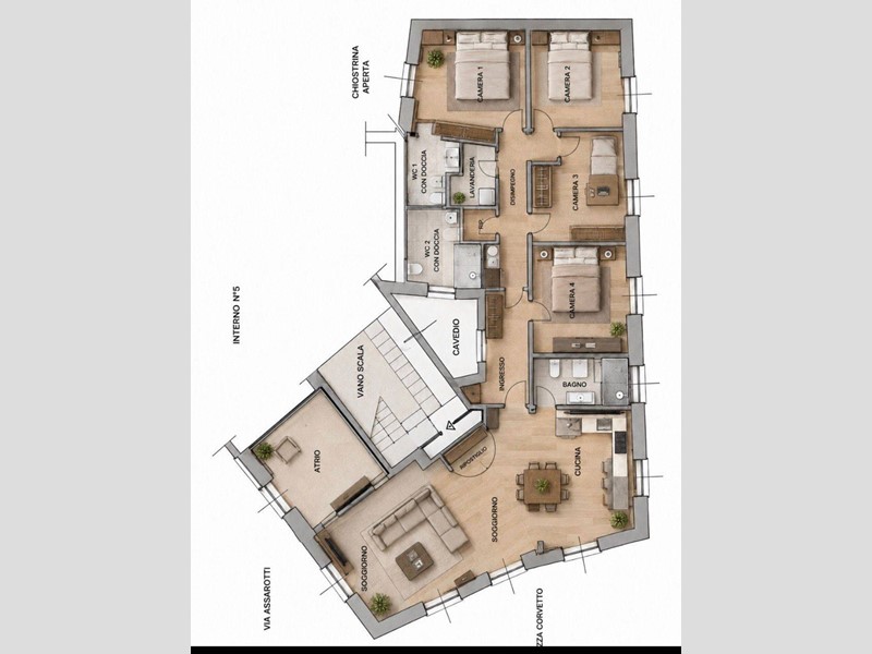 Appartamento in Vendita a Genova, 990'000&euro;, 320 m²