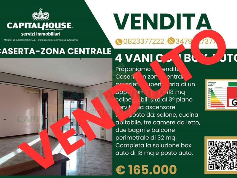 Quadrilocale in Vendita a Caserta, 165'000&euro;, 118 m²