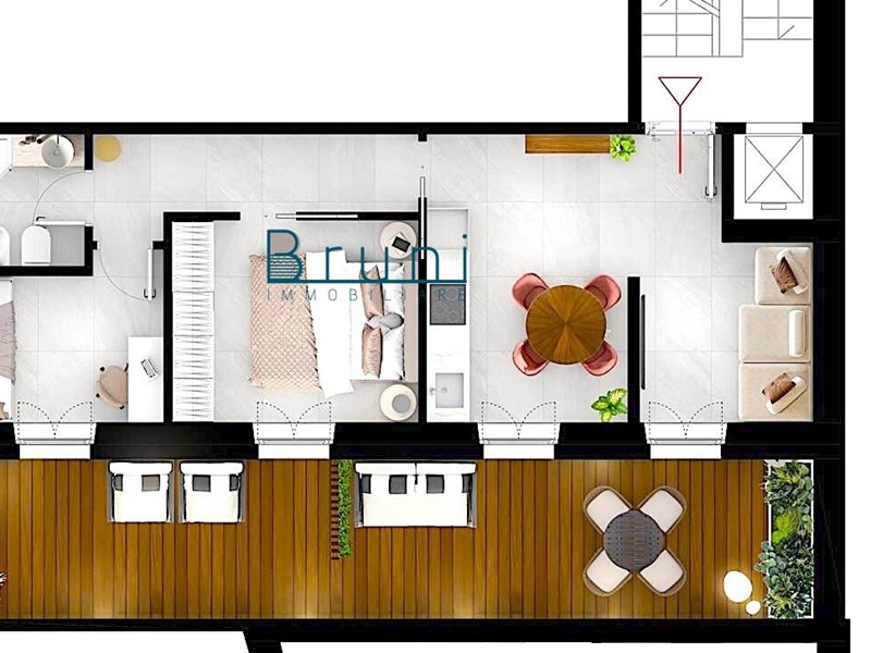 Trilocale in Vendita a San Benedetto del Tronto, 240'000&euro;, 60 m²