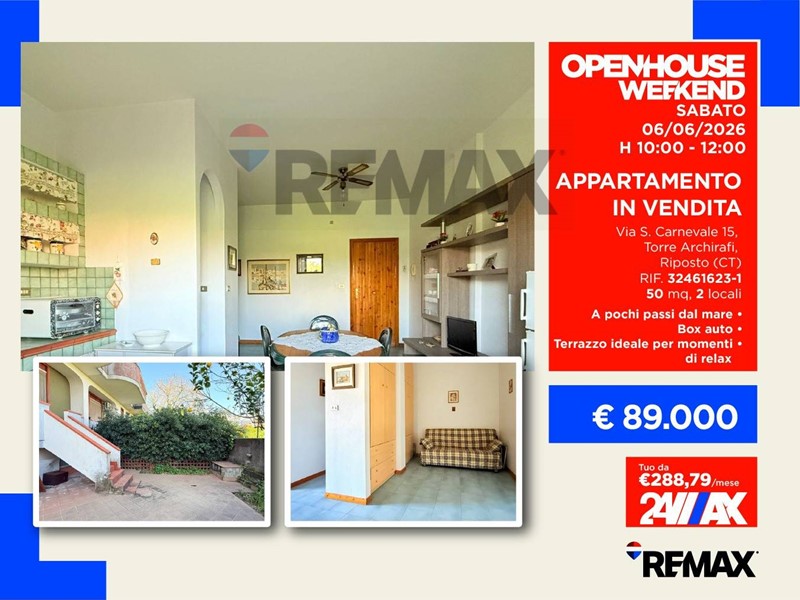 Bilocale in Vendita a Riposto, 89'000&euro;, 50 m²