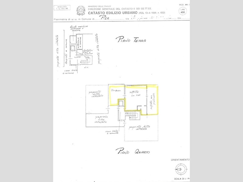 Attico in Vendita a Pisa, zona Riglione Oratoio, 69'000&euro;, 40 m²