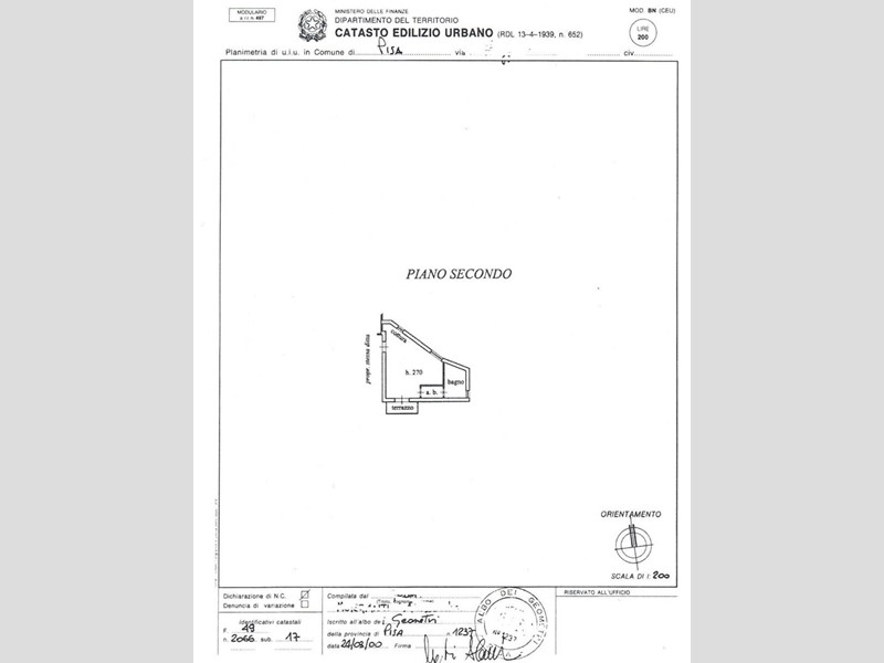 Loft in Vendita a Pisa, zona Riglione Oratoio, 88'000&euro;, 32 m², arredato