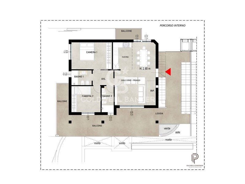 Attico in Vendita a Riccione, 740'000&euro;, 127 m²