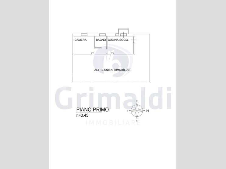 Bilocale in Vendita a Padova, 158'000&euro;, 40 m², arredato