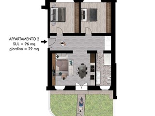 Trilocale in Vendita a Pisa, 424'000&euro;, 96 m²