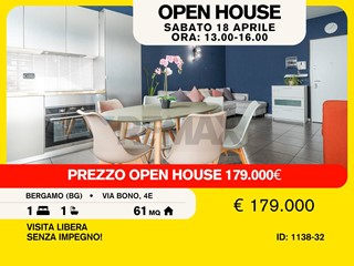 Bilocale in Vendita a Bergamo, 179'000&euro;, 61 m²