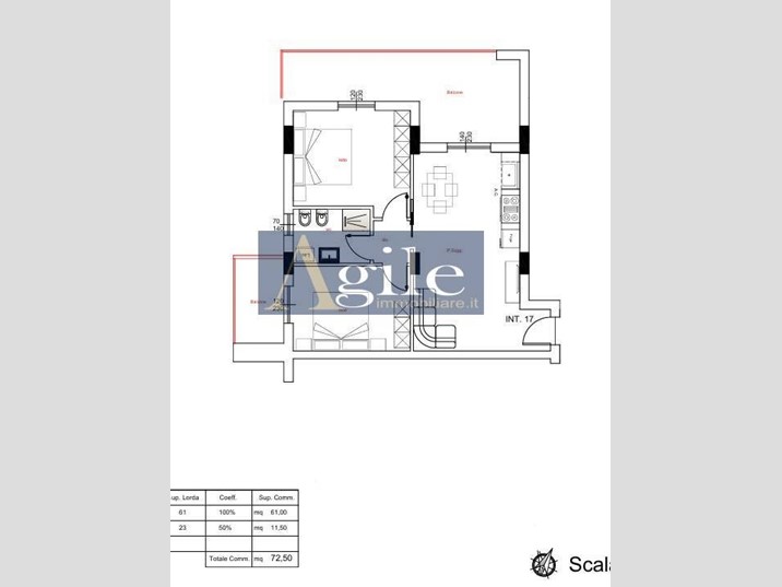 Quadrilocale in Vendita a Martinsicuro, 175'000&euro;, 72 m²