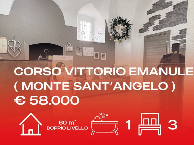 Trilocale in Vendita a Monte Sant'Angelo, 58'000&euro;, 60 m²