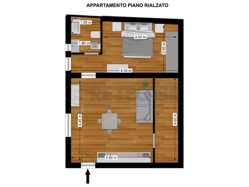 Bilocale in Vendita a Bisceglie, zona S. Lorenzo, 90'000&euro;, 50 m²