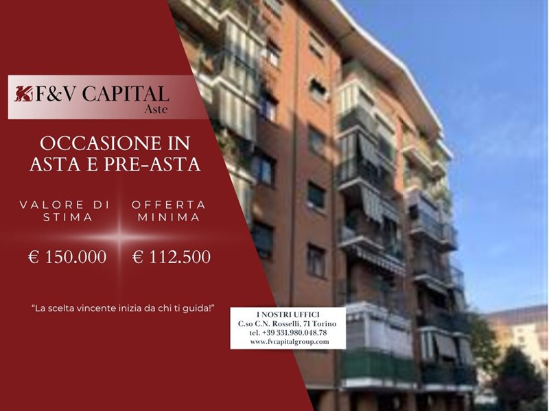 Quadrilocale in Vendita a Grugliasco, 112'500&euro;, 83 m²