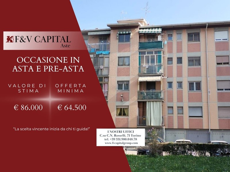 Appartamento in Vendita a Torino, 64'500&euro;, 100 m²