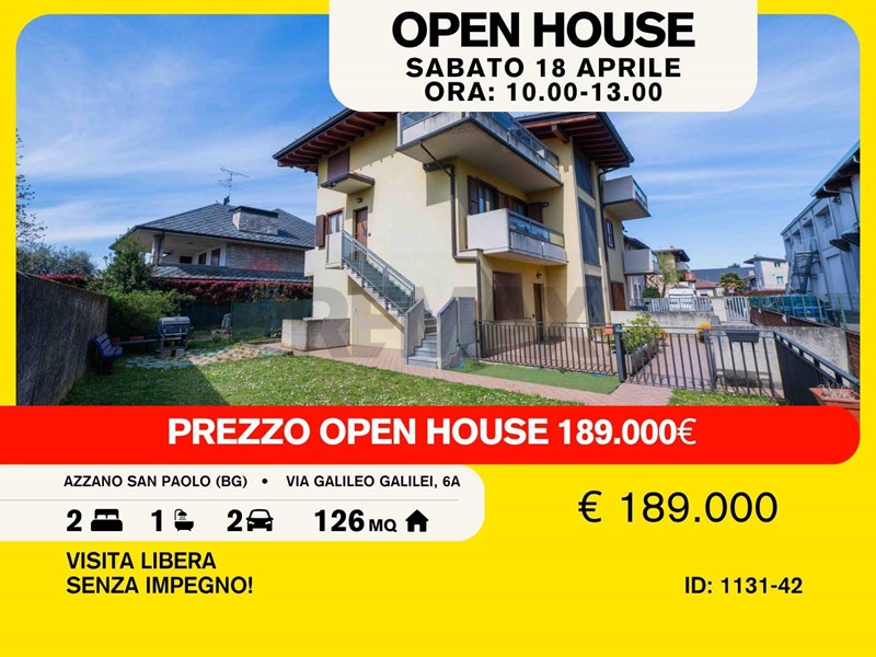Trilocale in Vendita a Azzano San Paolo, 189'000&euro;, 126 m²