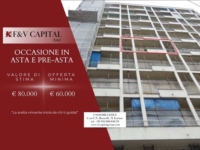 Trilocale in Vendita a Torino, 60'000&euro;, 