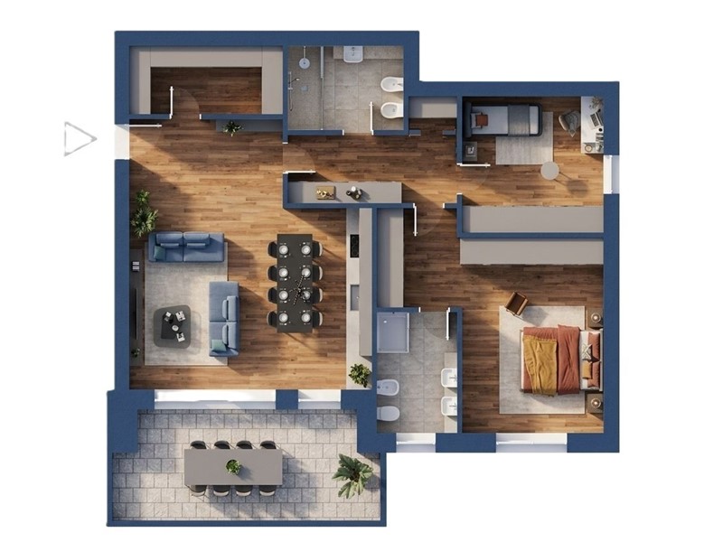 Trilocale in Vendita a Magenta, 382'000&euro;, 132 m²