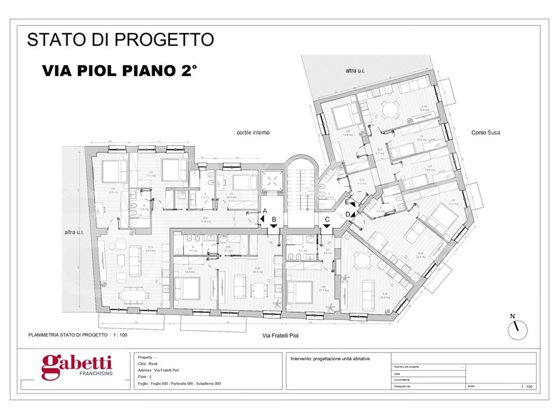 Bilocale in Vendita a Rivoli, 198'000&euro;, 50 m²