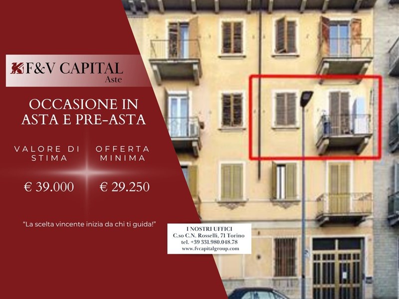 Bilocale in Vendita a Torino, 29'250&euro;, 50 m²