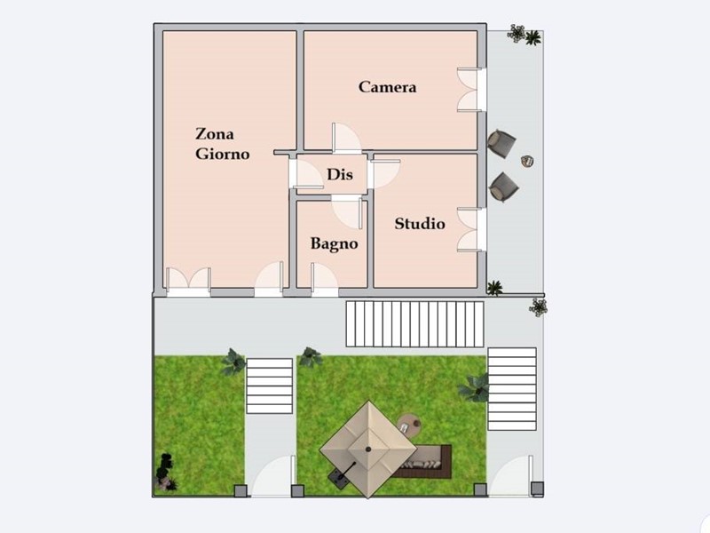 Trilocale in Vendita a Altidona, 205'000&euro;, 61 m², con Box