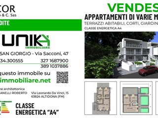 Trilocale in Vendita a Altidona, 183'000&euro;, 61 m², con Box