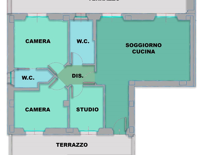 Appartamento in Vendita a Porto San Giorgio, 287'000&euro;, 100 m²