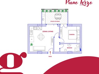 Bilocale in Vendita a Milazzo, 155'000&euro;, 49 m²