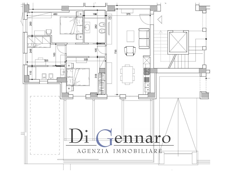 Quadrilocale in Vendita a Alba Adriatica, 262'000&euro;, 80 m²
