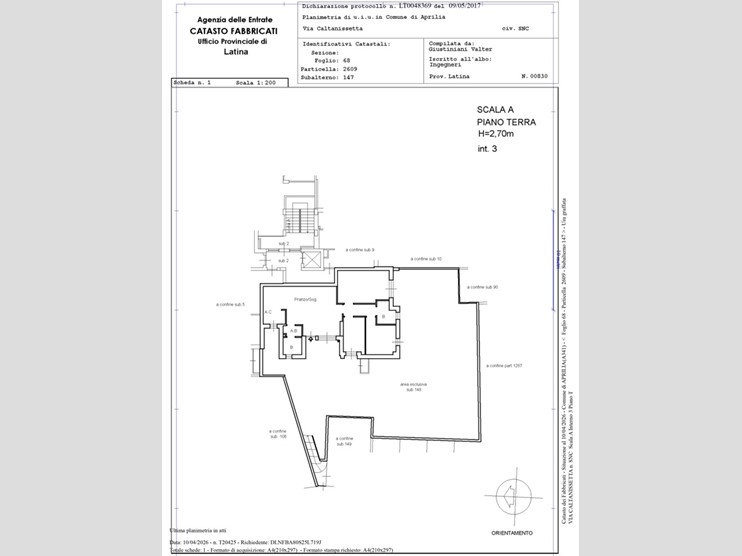 Quadrilocale in Vendita a Aprilia, 275'000&euro;, 114 m²