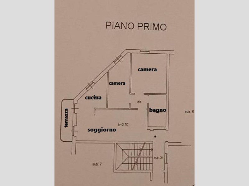 Trilocale in Vendita a Sovicille, zona Sovicille , 145'000&euro;, 70 m², con Box