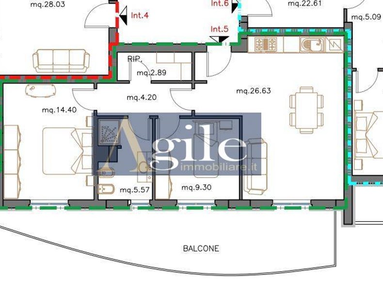 Trilocale in Vendita a Sant'Egidio alla Vibrata, 134'000&euro;, 84 m²
