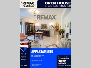 Appartamento in Vendita a Aci Catena, 135'000&euro;, 142 m²