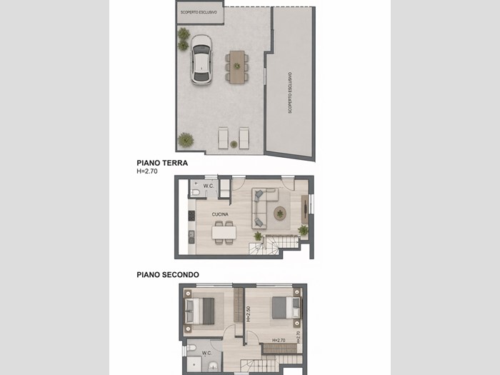 Bilocale in Vendita a Tavullia, 185'000&euro;, 107 m²