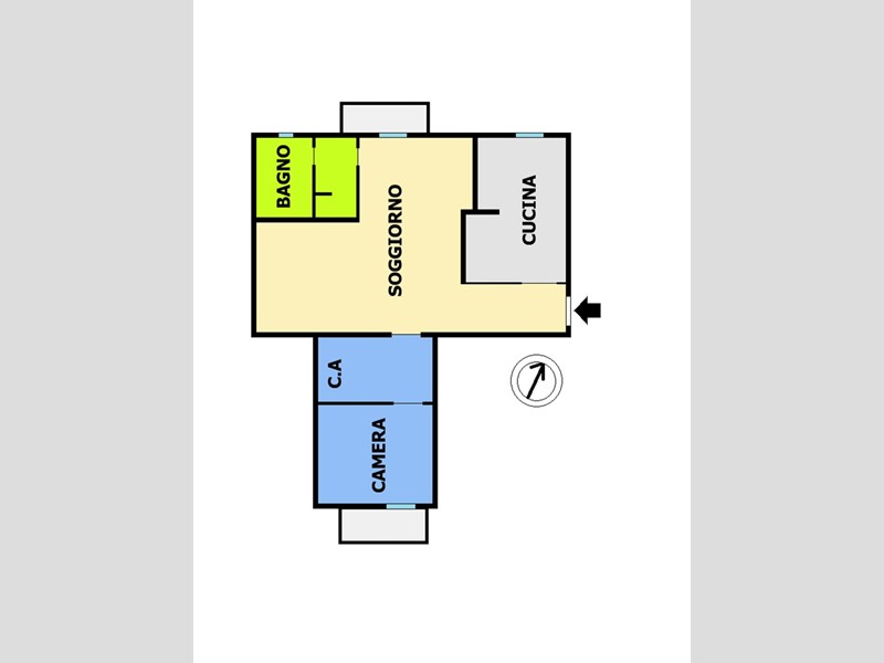 Bilocale in Affitto a Milano, 1'330&euro;, 80 m², arredato