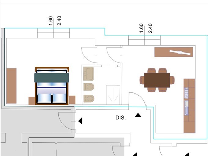 Bilocale in Vendita a Cagliari, 210'000&euro;, 40 m²
