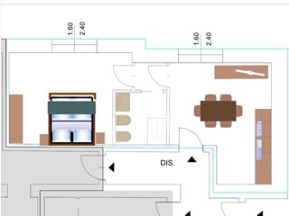 Bilocale in Vendita a Cagliari, 210'000&euro;, 40 m²