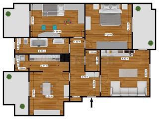 Trilocale in Vendita a Bisceglie, zona S. Andrea, 150'000&euro;, 97 m²