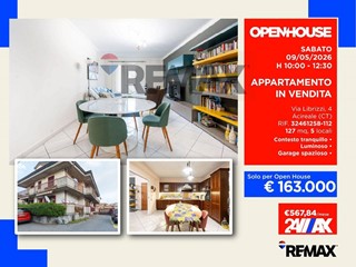 Appartamento in Vendita a Acireale, 163'000&euro;, 127 m²
