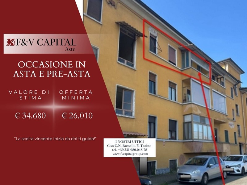 Trilocale in Vendita a Chivasso, 26'010&euro;, 72 m²