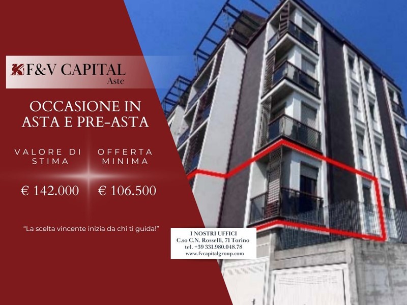 Trilocale in Vendita a Moncalieri, 106'500&euro;, 