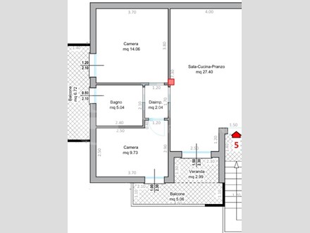Trilocale in Vendita a Sestu, 195'000&euro;, 60 m²