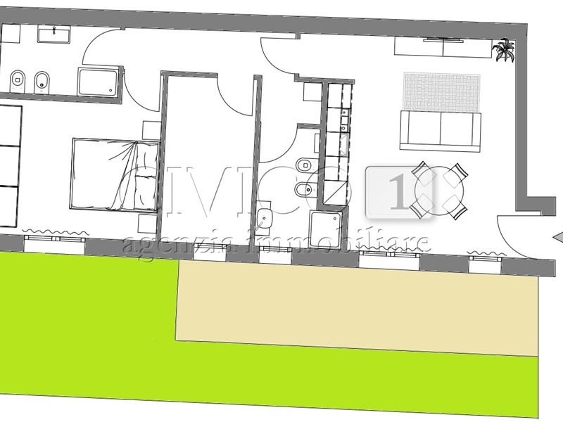 Appartamento in Affitto a Rubano, 1'200&euro;, 80 m², con Box