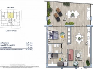 Trilocale in Vendita a Termoli, 215'000&euro;, 94 m²