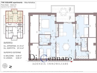 Quadrilocale in Vendita a Alba Adriatica, 350'000&euro;, 130 m²