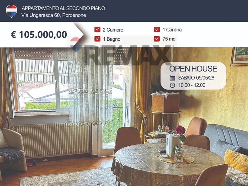 Quadrilocale in Vendita a Pordenone, 105'000&euro;, 75 m²