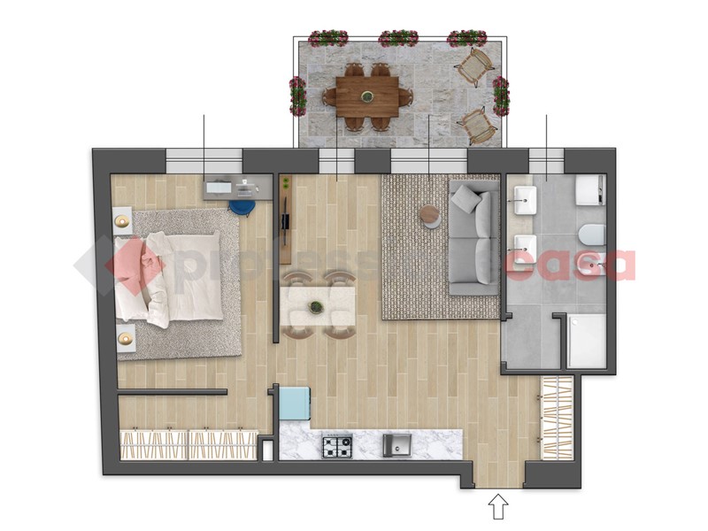 Bilocale in Vendita a Paderno Dugnano, 215'000&euro;, 71 m²