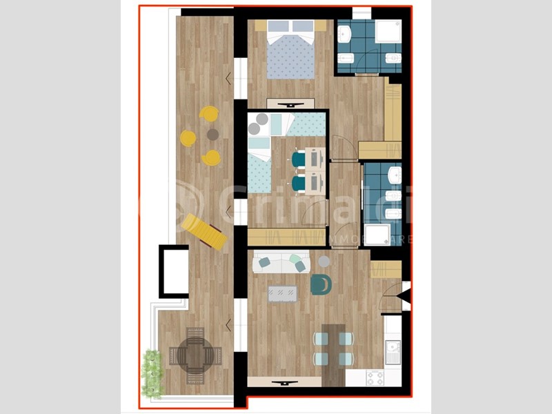 Trilocale in Vendita a Roma, 401'000&euro;, 85 m²