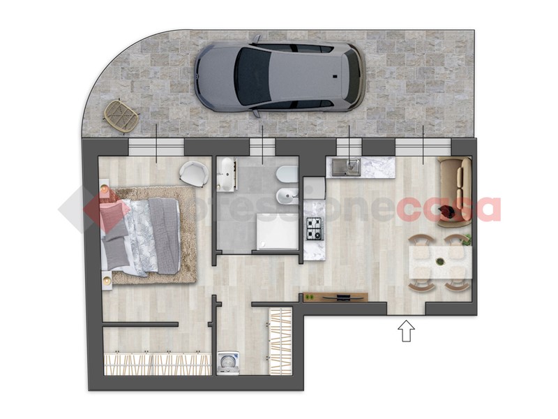 Bilocale in Vendita a Paderno Dugnano, 199'000&euro;, 68 m²