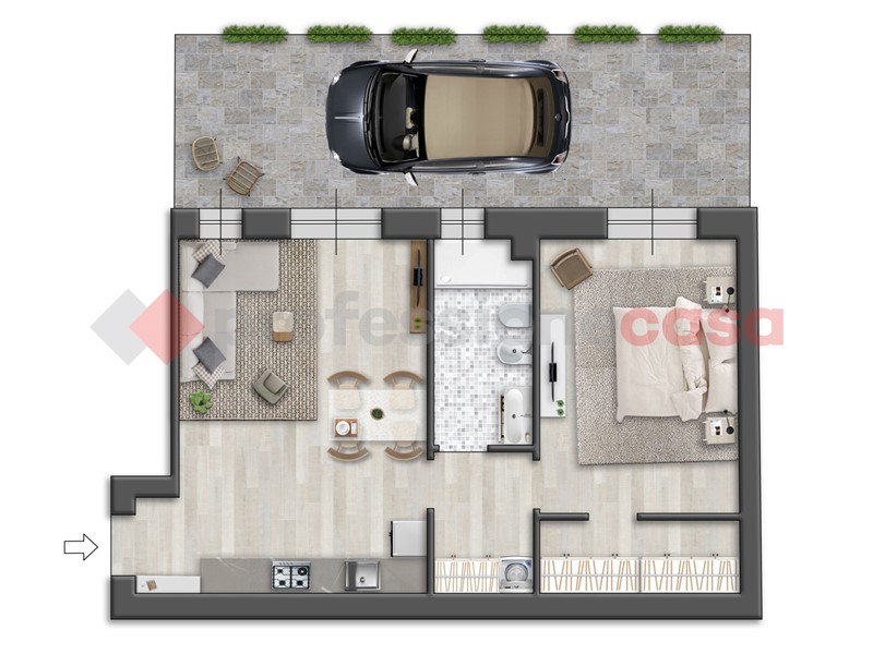 Bilocale in Vendita a Paderno Dugnano, 215'000&euro;, 73 m²
