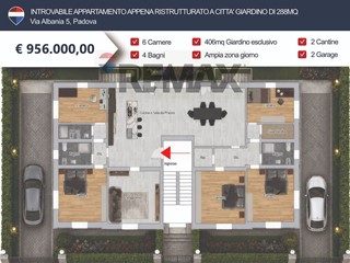 Appartamento in Vendita a Padova, 956'000&euro;, 288 m²