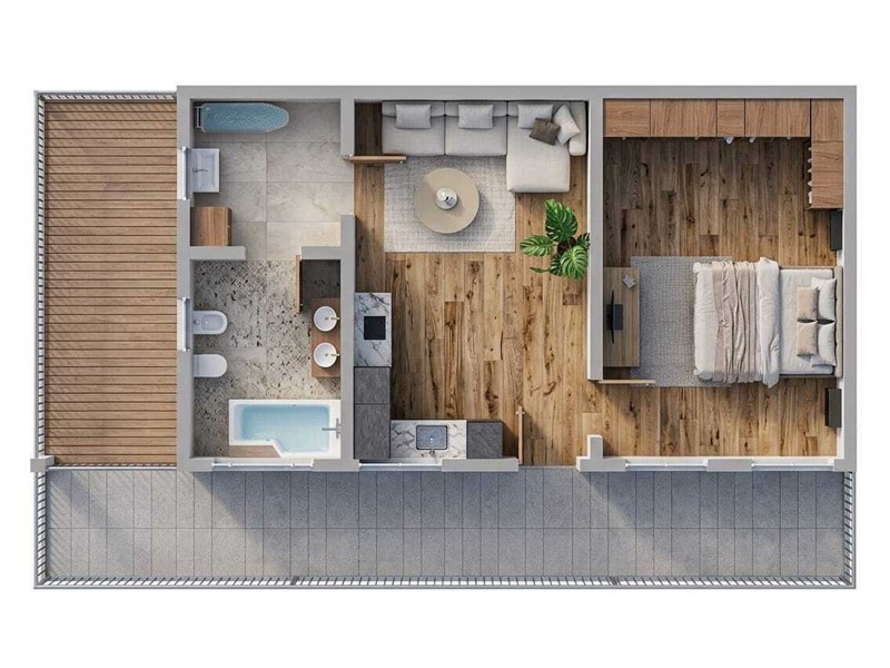 Bilocale in Vendita a Monza, 118'000&euro;, 55 m²